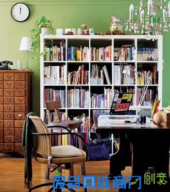 8个森系小户型书房设计 清新巧创意