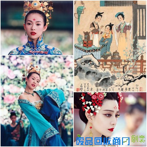 梅花妆也是一种特别应景有气质的妆容