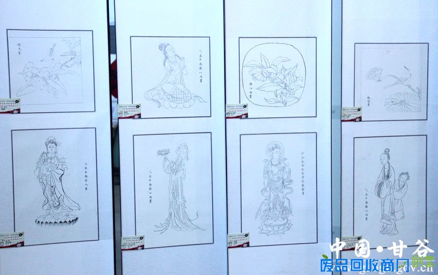 甘谷永安伏羲学校举办学生艺术作品展