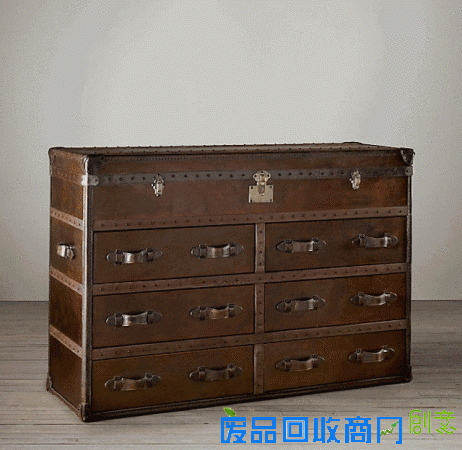 旧行李箱变身精致家具 旧物来打造复古小家