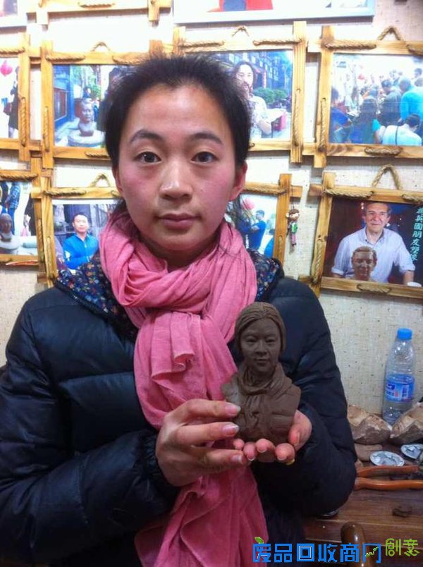 平遥古城张泥人，梦中都在雕塑作品