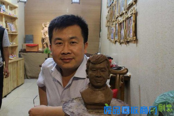 平遥古城张泥人，梦中都在雕塑作品