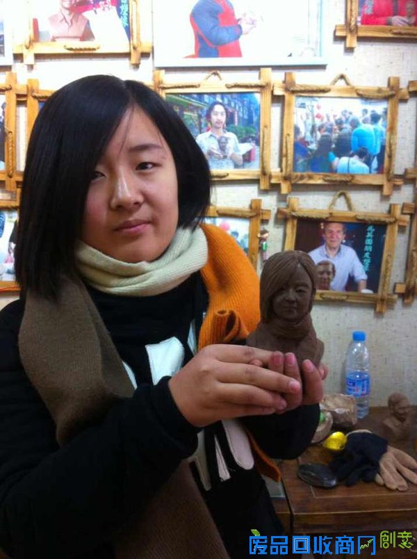 平遥古城张泥人，梦中都在雕塑作品