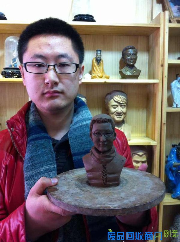 平遥古城张泥人，梦中都在雕塑作品