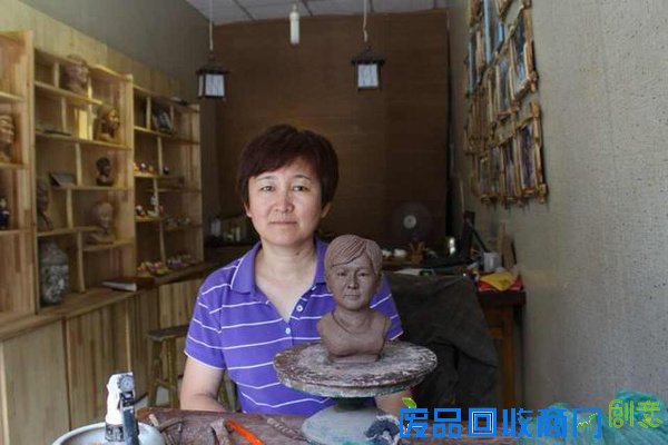 平遥古城张泥人，梦中都在雕塑作品