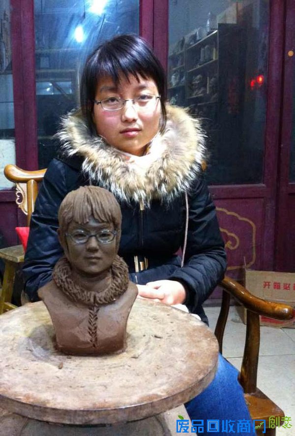 平遥古城张泥人，梦中都在雕塑作品