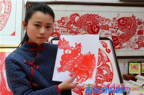 滕州剪纸艺术家：猴年让你《马上封侯》