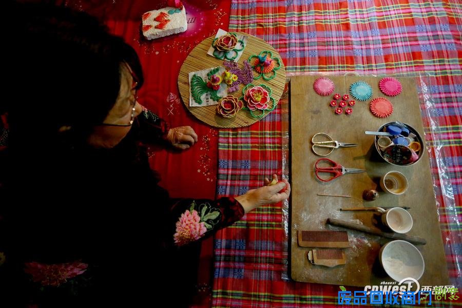 图片故事：走进黄陵面花艺人的巧手世界