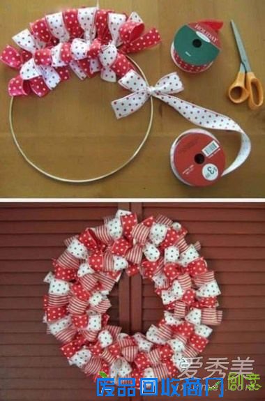 家居饰品DIY:布艺花环美装饰