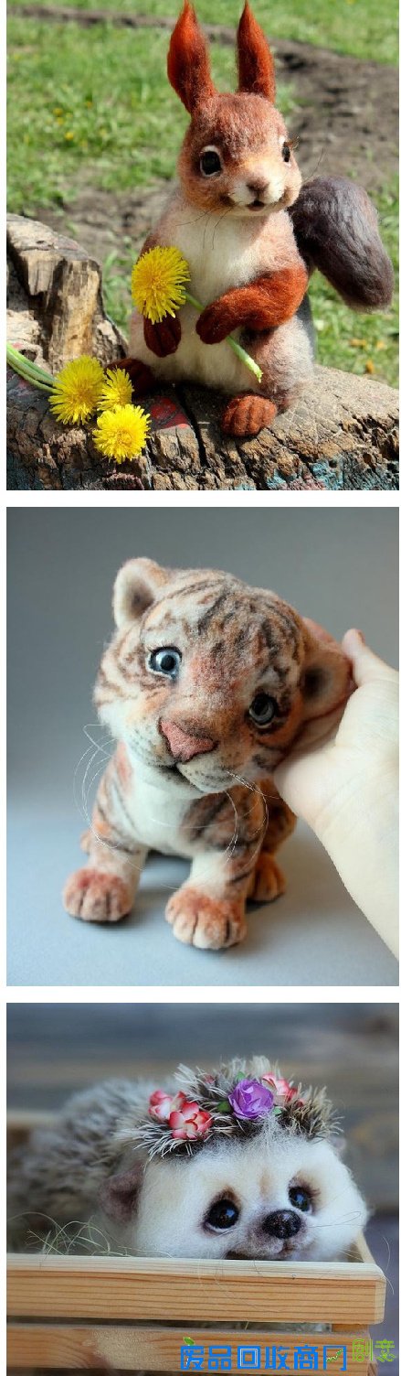 俄罗斯手工大触：用羊毛养出了一整个动物园