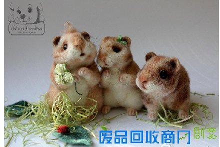 俄罗斯手工大触：用羊毛养出了一整个动物园