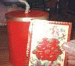 奶粉罐的妙用:DIY火红喜庆手工“鞭