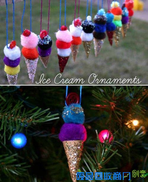 40个简单且实惠的DIY圣诞节装饰品，值得一试