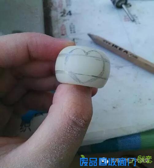 自制菩提根心形戒指，追女神妥妥滴！