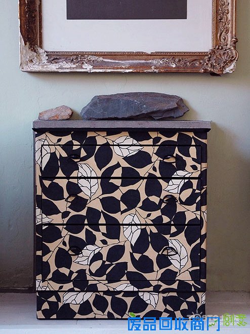 墙纸翻新家具DIY全步骤 做一个独一无二的“美家具”