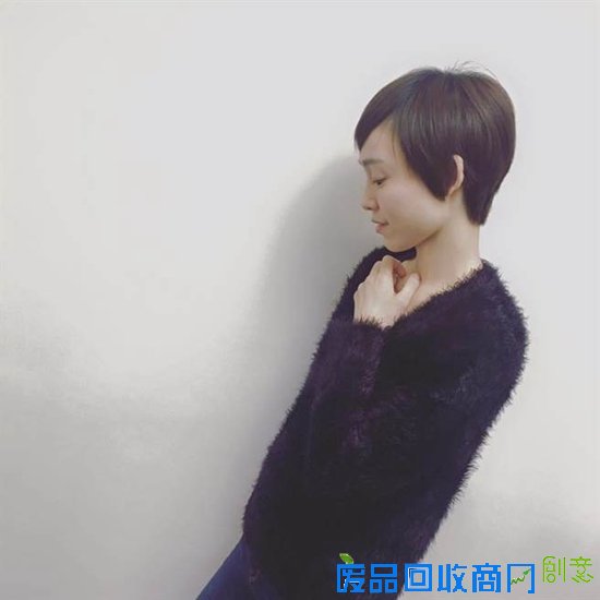 范玮琪剪短发似少女 老公陈建州：好可爱唷(图)