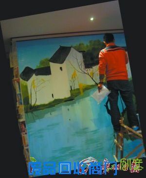 DIY手绘壁画让家创意飞扬