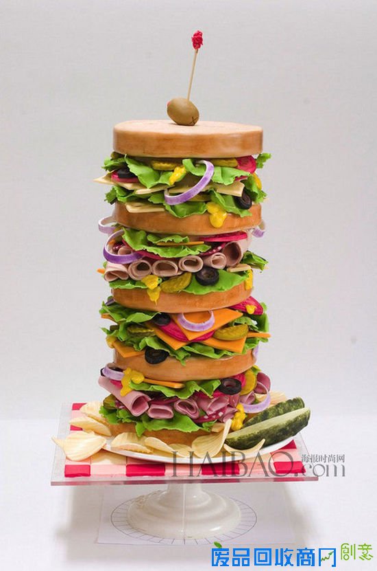 技术员or美食家？前NASA工程师BethAnn Goldberg的创意翻糖蛋糕作品，做工细致&极富创意各类造型美翻天！