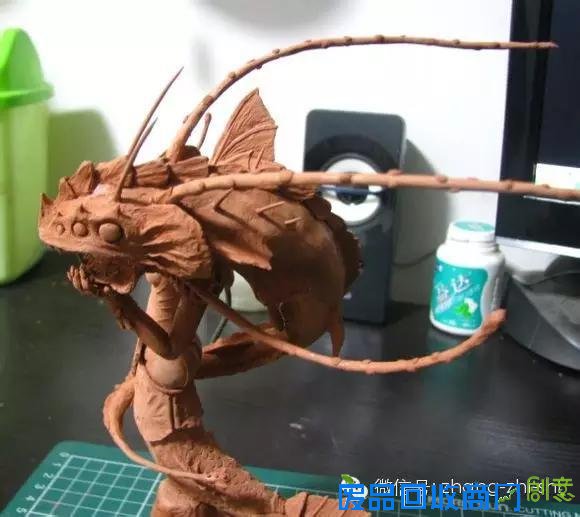 DIY泥塑鱼人，不是简单的美人鱼，而是游戏角色哦