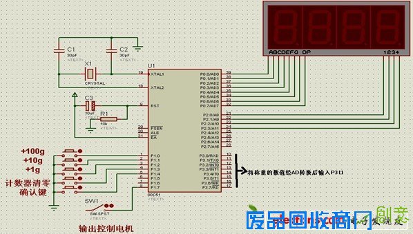 基于80C51单片机的LED动态显示实例