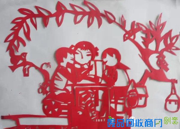 徽县一中艺术月学生剪纸艺术作品精粹