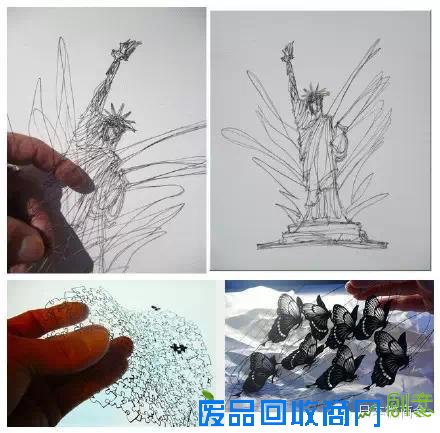 一位日本剪纸艺术家的纸雕神作