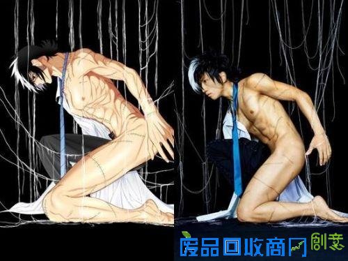 27岁日男星全裸cos黑杰克 秀腹肌给粉丝摸