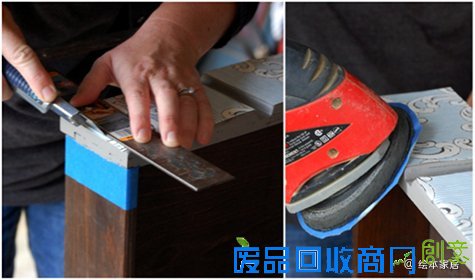 墙纸创新用法 自己动手DIY改造二手旧家具