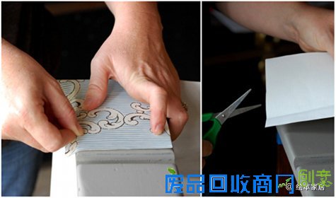 墙纸创新用法 自己动手DIY改造二手旧家具