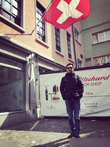 汪涵瑞士游学迎生日