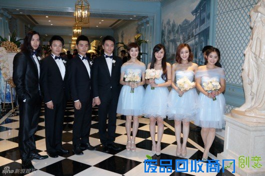 陶欣然何建泽唯美大婚 新人甜蜜亲吻