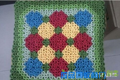 【图】毛线编织坐垫图片 快来自己动手做一个精美的坐垫吧