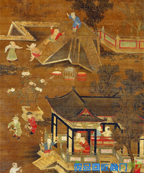传世名画告诉你 八百年前的儿童玩些什么玩具（图）