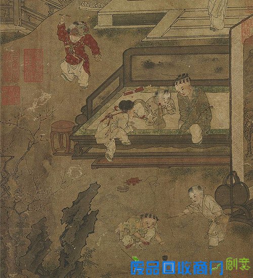 传世名画告诉你 八百年前的儿童玩些什么玩具（图）