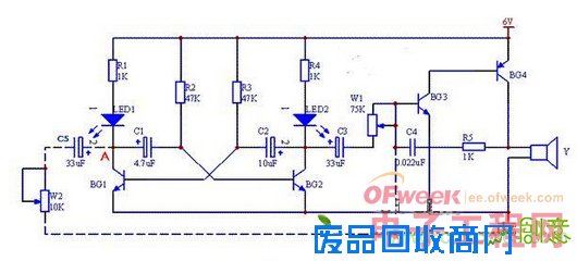 神奇DIY电路图：叫声像“知了”的模拟器 