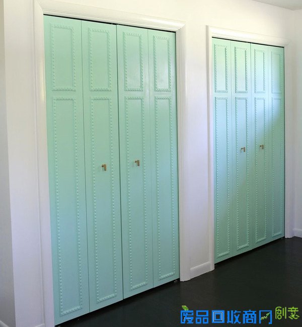 家具巧换新，简易DIY清新衣柜门