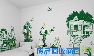 电视墙彩绘图片 DIY设计省钱又有趣 电视墙彩绘图片 DIY设计省钱又有趣