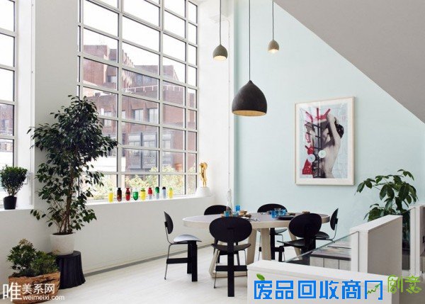 北欧风为基础的简约创意夹层小屋