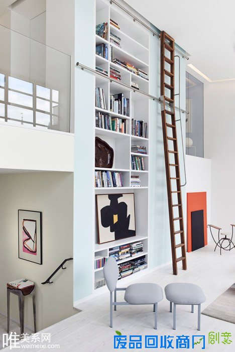 北欧风为基础的简约创意夹层小屋