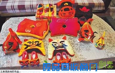 栩栩如生布老虎全凭一双手 莱西制作的人已不多