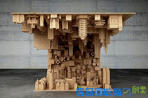 盗梦空间主题咖啡桌Wave City创意设计(图)