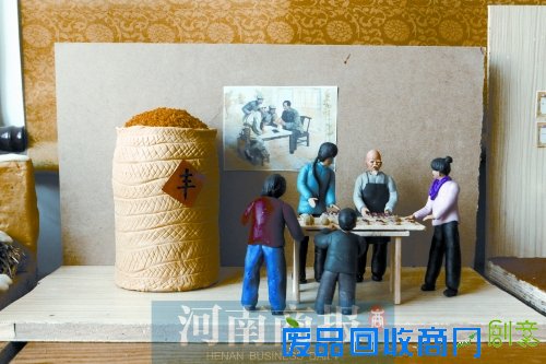 看有关过年习俗的面塑,回味儿时的记忆