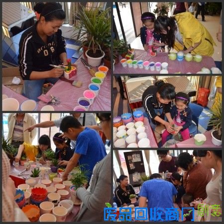西子湖亲子嘉年华 盆栽DIY幸福上演