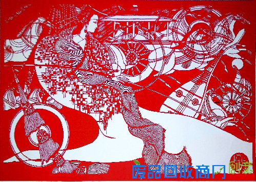“剪纸达人”妙手生“画”