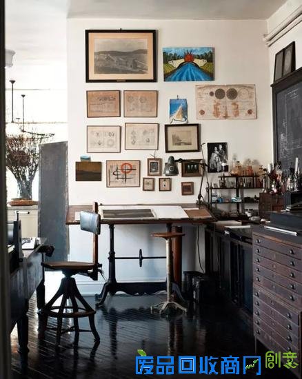 只用一件老家具打造vintage复古家