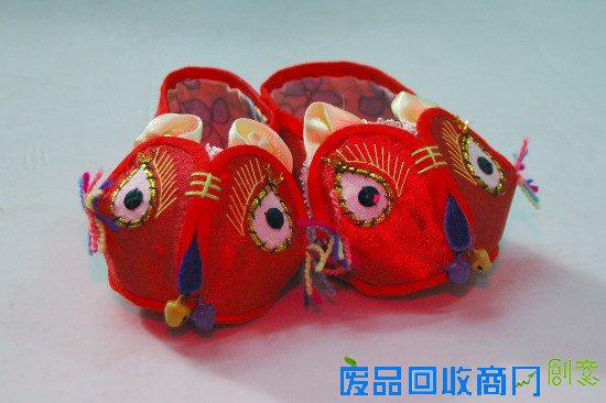 老虎头鞋 毛线编织老虎头鞋