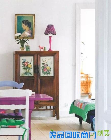 只用一件老家具打造vintage复古家