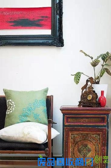 只用一件老家具打造vintage复古家