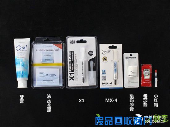 牙膏与番茄酱乱入 5款散热硅脂趣味横评