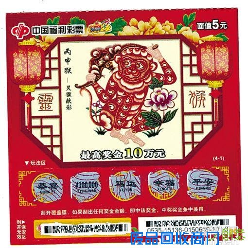 东莞肖猴90后 喜收“丙申猴”10万头奖
